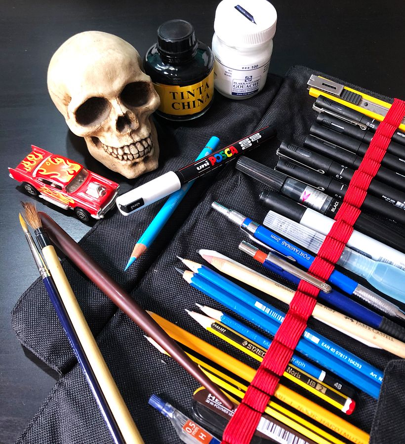 Ders Projem: Düşük Kaşlı İllüstrasyon: Zamanda Yolculuk ve Stil 2