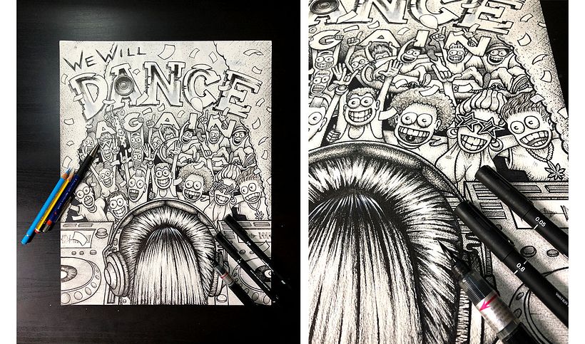 Ders Projem: Düşük Kaşlı İllüstrasyon: Zamanda Yolculuk ve Stil 3