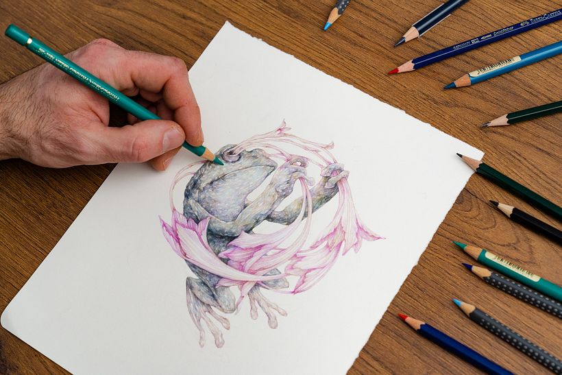 Domestika teacher Marzo Mazzoni creates surrealist illustrations of nature.