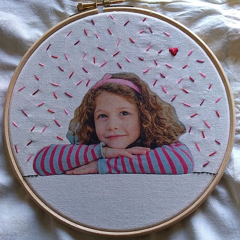 A picture of my daughter. 