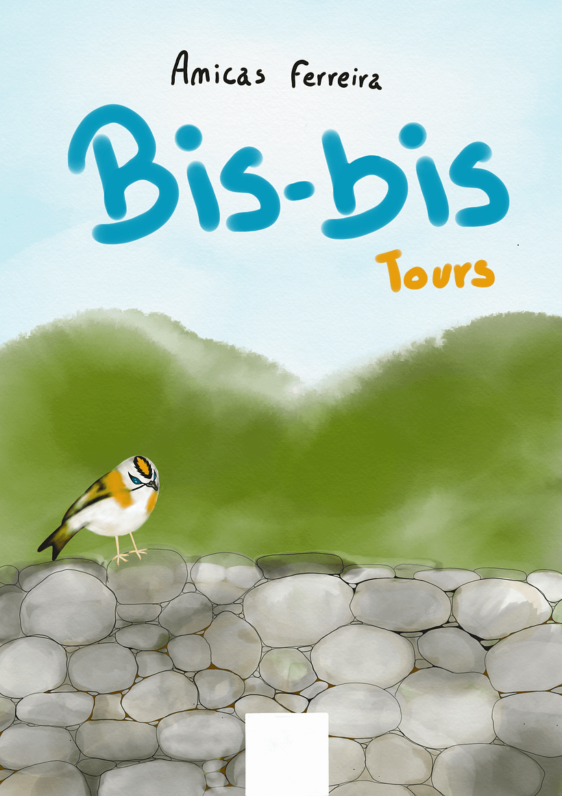 Capa do livro Bis-bis tours do projeto de ilustração infantil