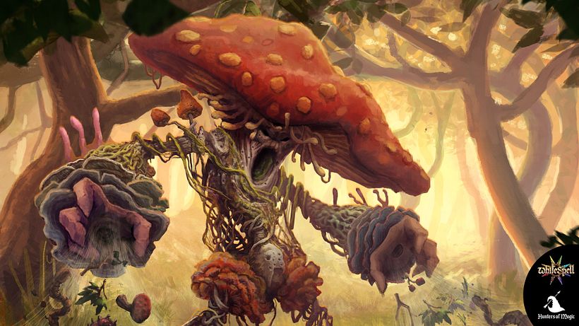 Art by Diego Román. "Fungidor". 2021© Hunters of Magic. Todos los derechos reservados.