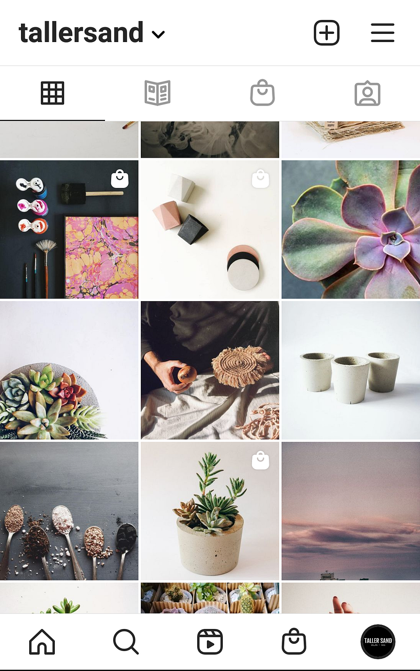 Fotos que hice para el feed de Instagram de @tallersand