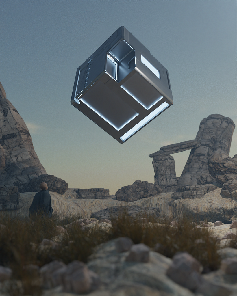 This is the 3D render straight out of Blender. The colors were too faded and simple.