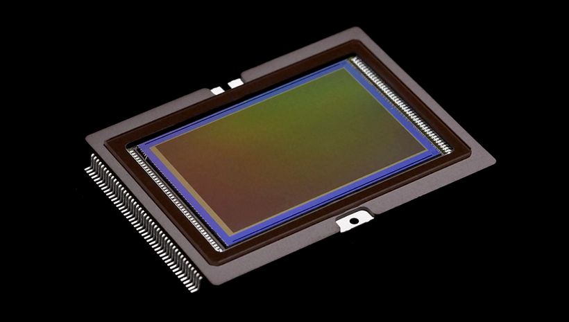 The camera sensor receives and transmits information to make an image.