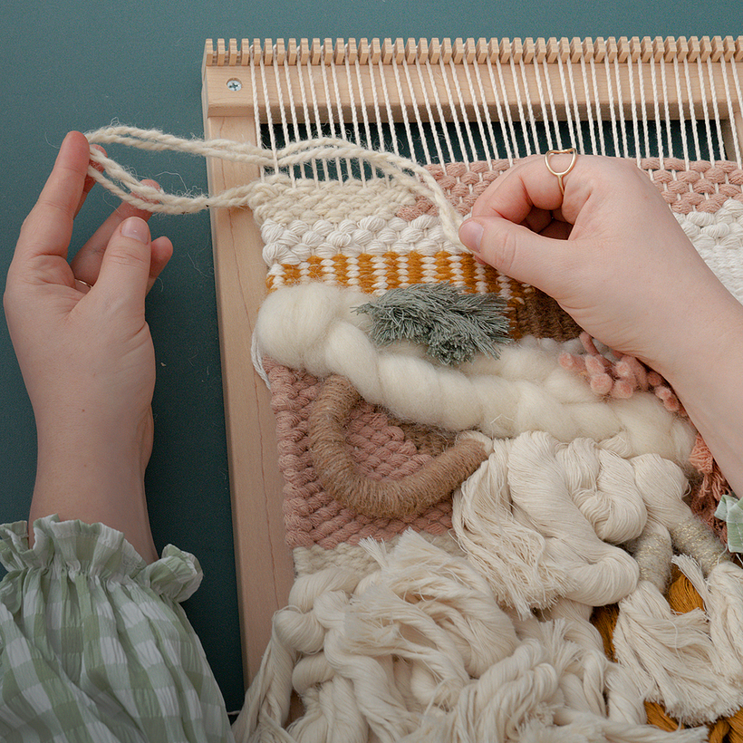 My project in Hand Weaving Techniques for Beginners  course 1