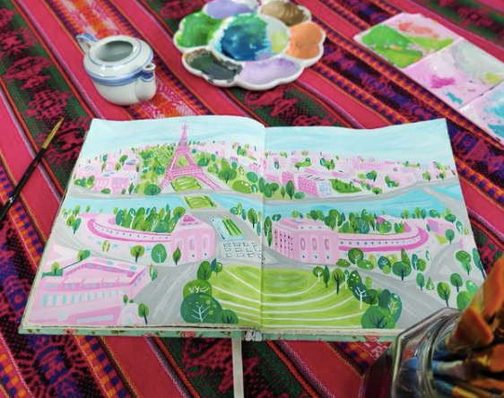Sketchbook pictórico en gouache 1