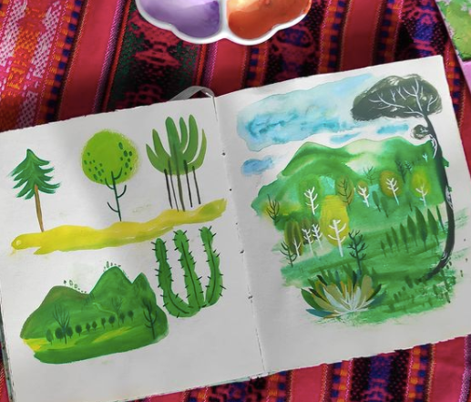 Sketchbook pictórico en gouache 2