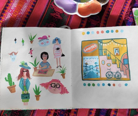 Sketchbook pictórico en gouache 3