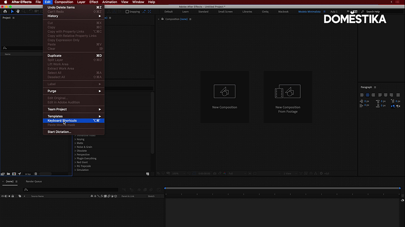 View, edit and create new keyboard shortcuts.