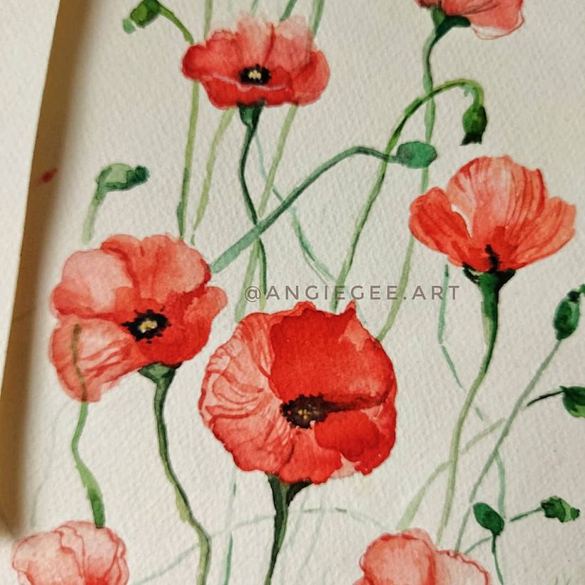 Flower painting 