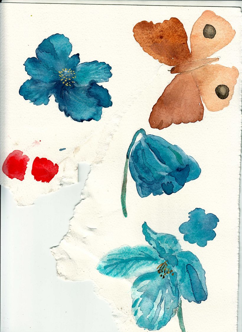 Flower Watercolor Painting