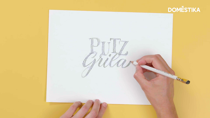 Rellena la tipografía para visualizar el volumen.
