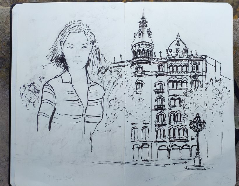 Mi Proyecto del curso: Sketching artístico en acuarela - Sketchbook