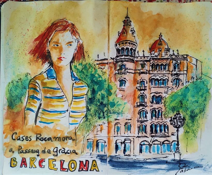 Mi Proyecto del curso: Sketching artístico en acuarela - Sketchbook