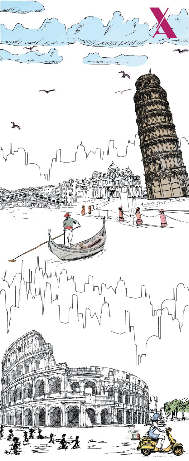 yasmina italy illustration