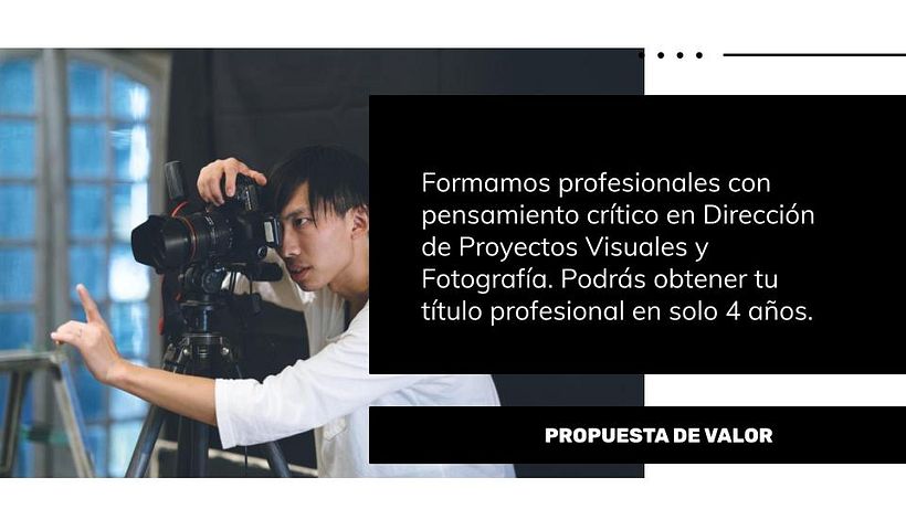 Presentación de propuesta de valor