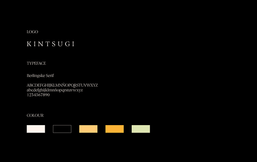 KINTSUGI | Branding and Website 2