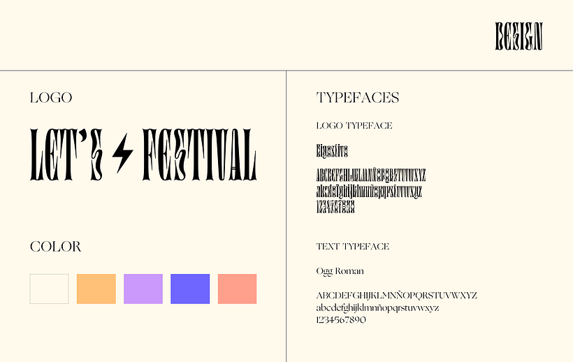 Let's Festival | Rebranding y Web (propuesta) 1