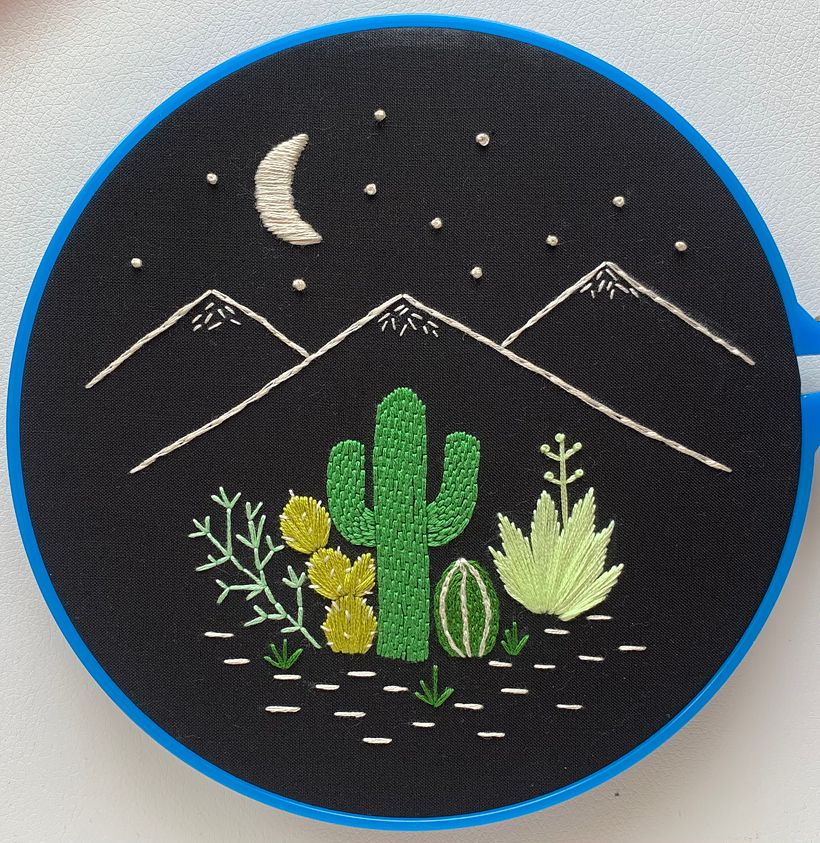 Pattern from the book 'Freshly Stitched' by Celeste Johnston