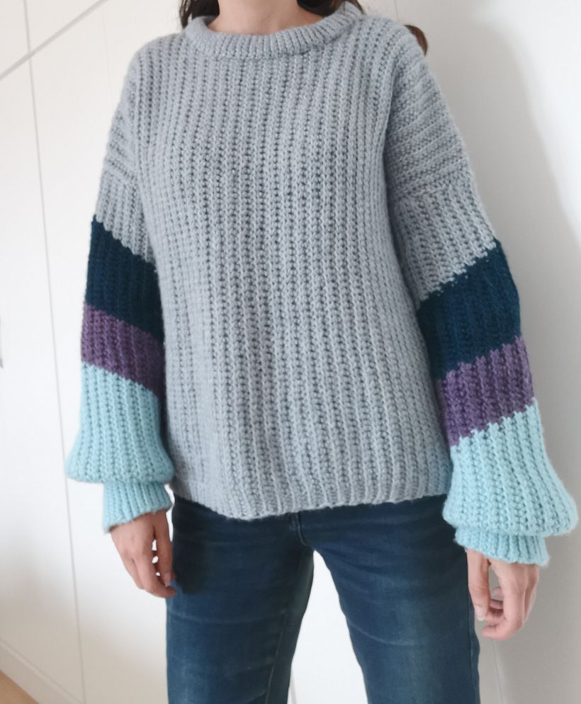 Jersey con crochet 1