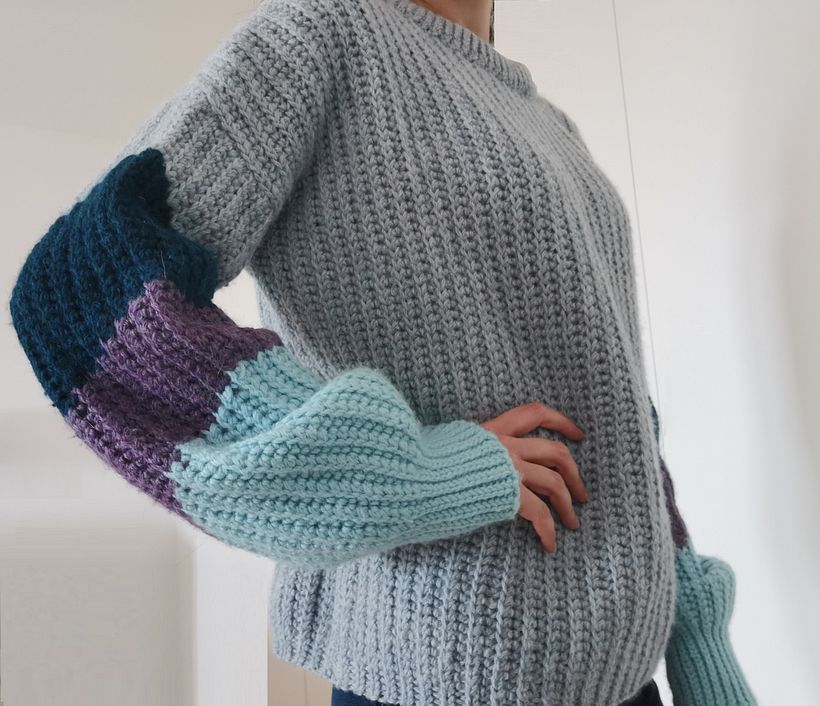 Jersey con crochet 3