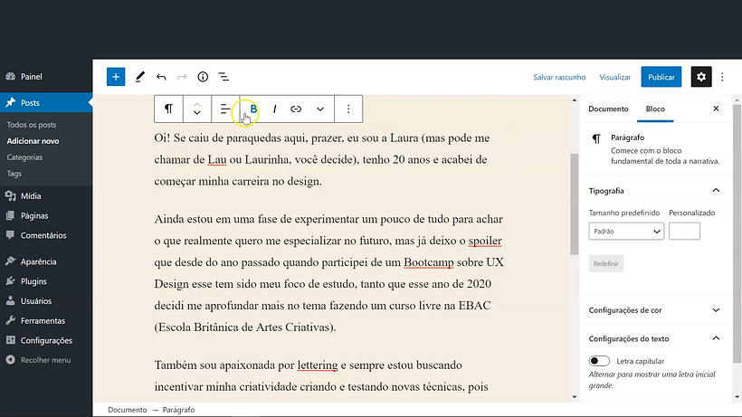 Tutorial Wordpress: cómo crear un post paso a paso 5