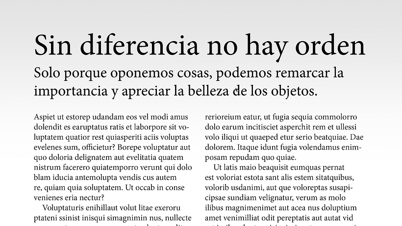 Tutorial Diseño editorial: cómo combinar tipografías 3