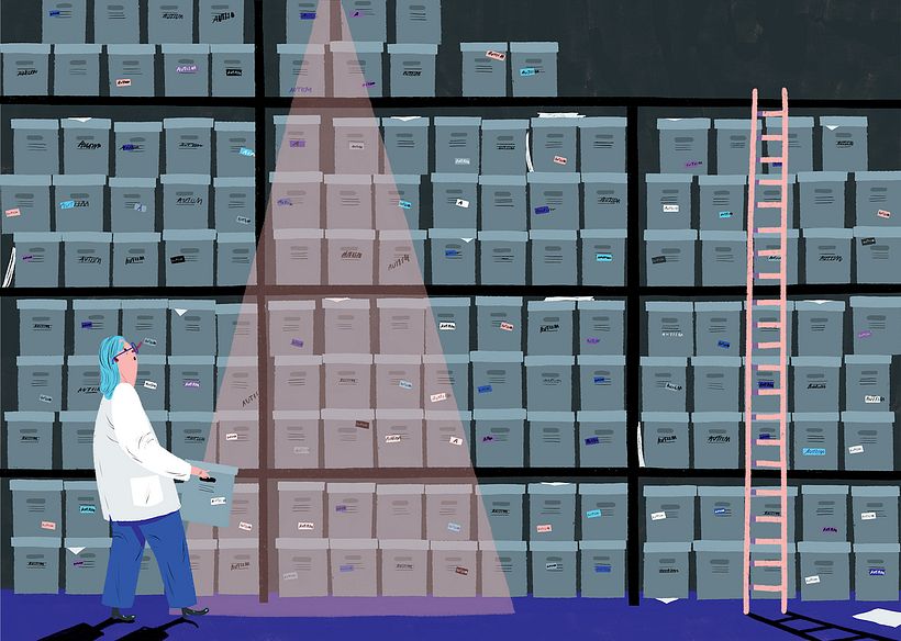 Editorial illustrations: Modern Psykologi 1