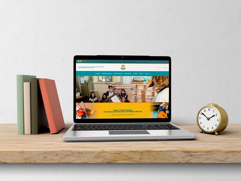 Diseño web Escuela de Música