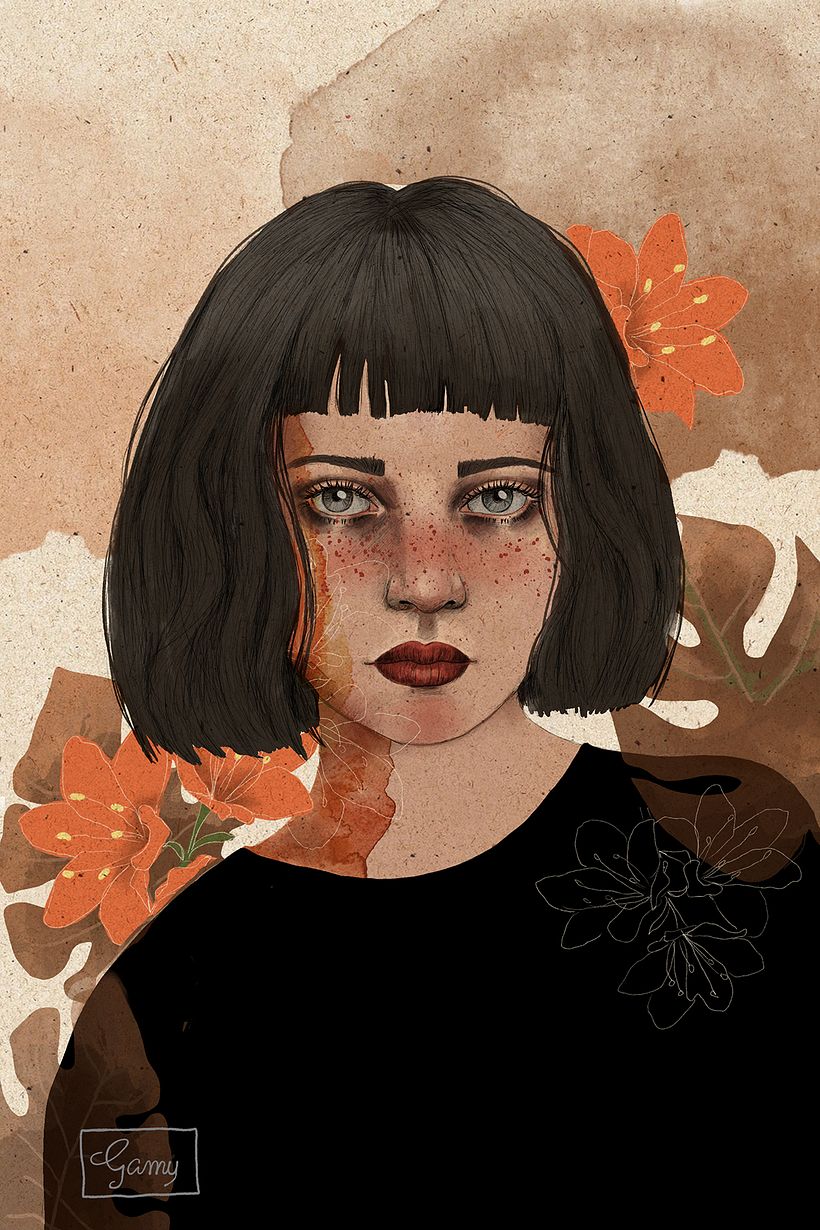 My project in Illustrated Portraits with Procreate course 0
