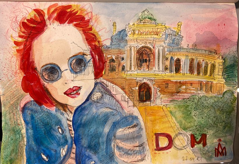 My project in Artistic Watercolor Sketching: Dare to Express Your Ideas course 0