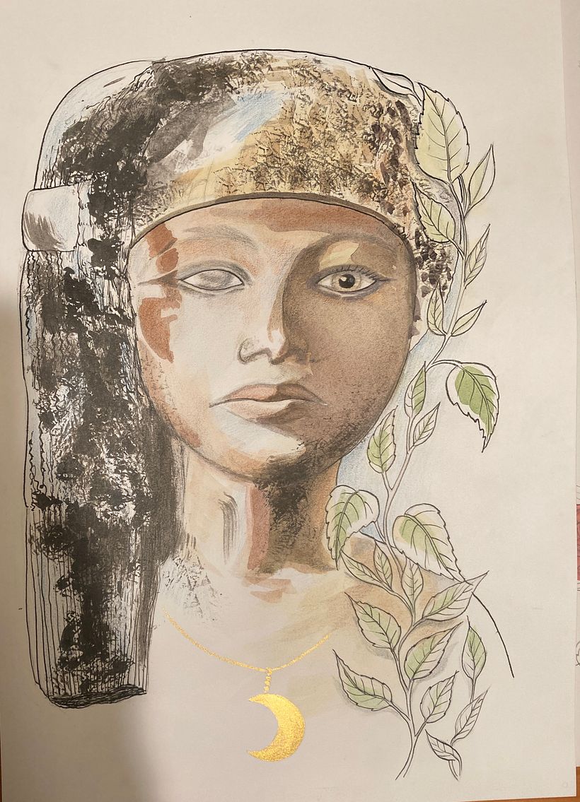 My project in Portrait Illustration with Analog and Digital Techniques course 9