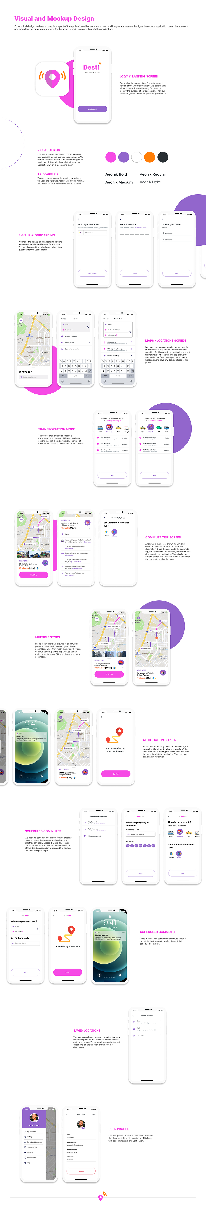 Desti UX Case Study Project - UX / UI
