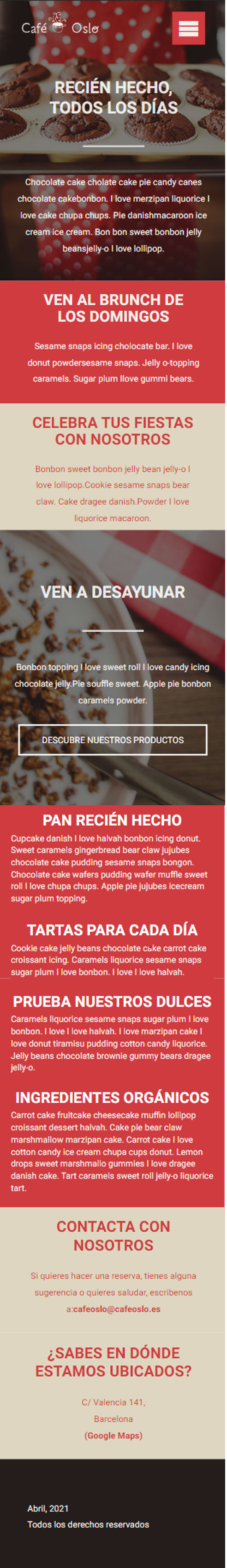 Diseño responsive para teléfono móvil