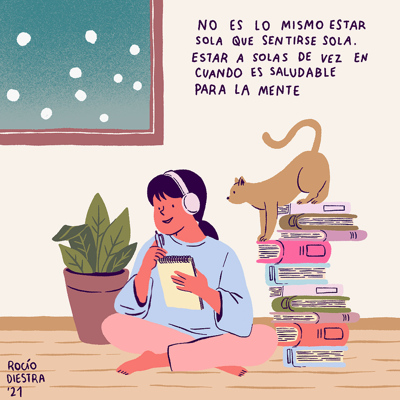 Vogue Spanien: Animierte Vignette „Soledad“ 1