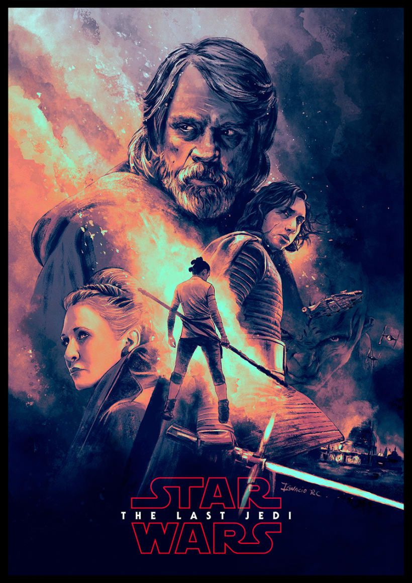 Cartel creado con Adope Photoshop.