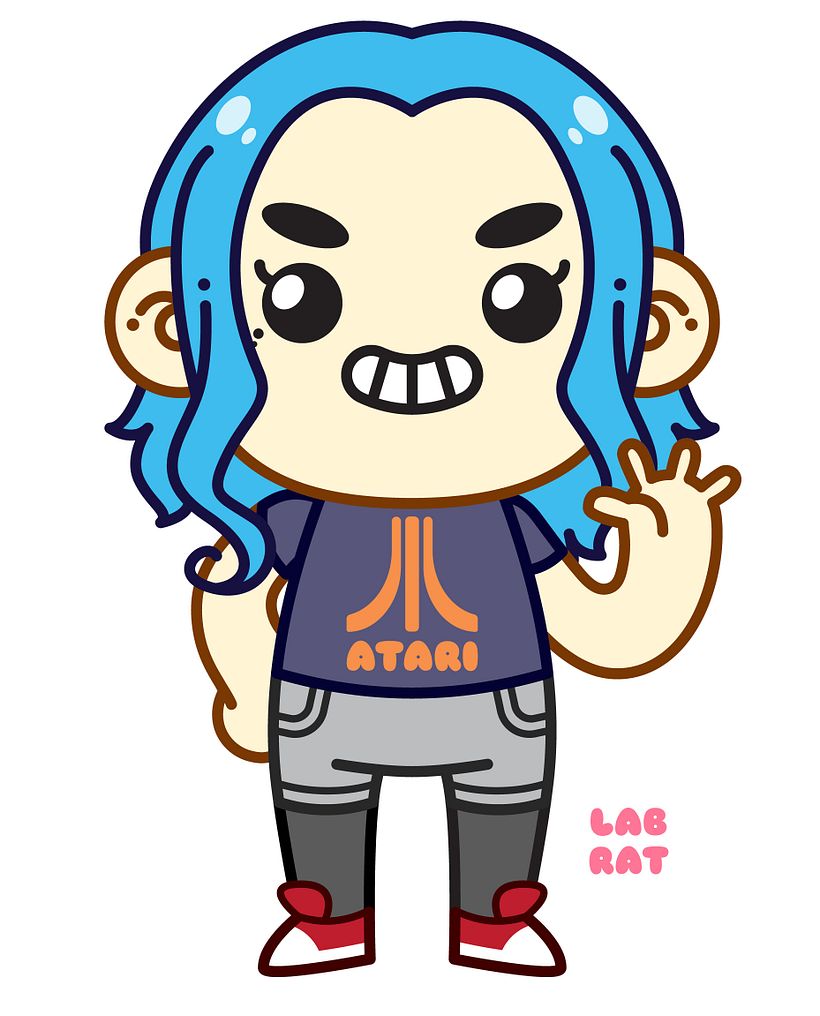 Flat colors.