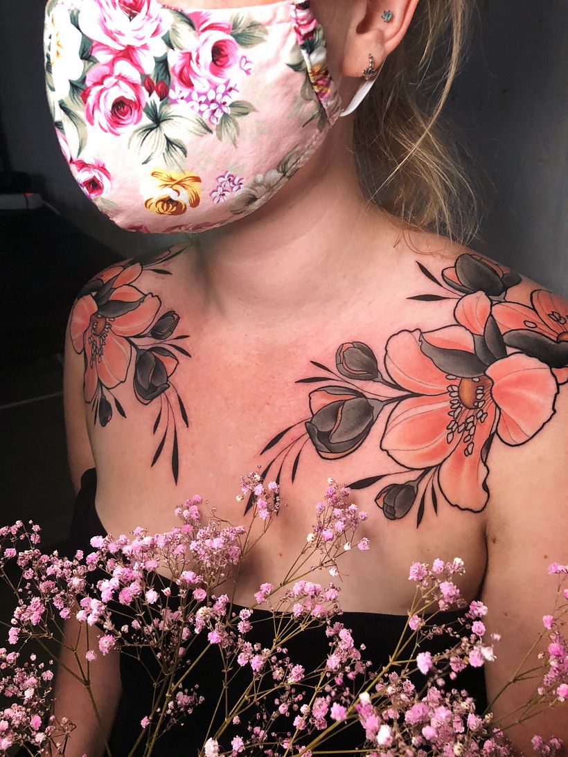 Flower Tattoos on the Chest: A Beautiful Statement