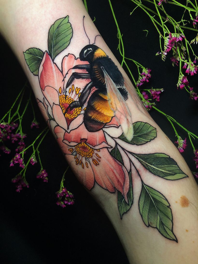 Bee Tattoo 0