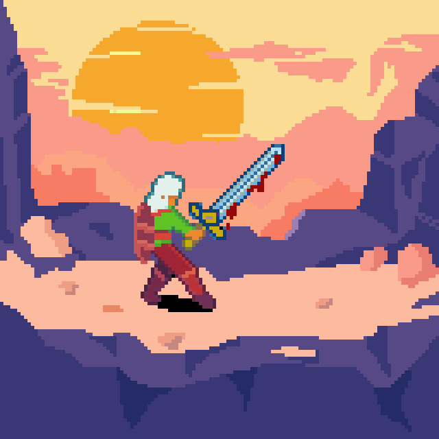 My project in Introduction to Character Design in Pixel Art course 1