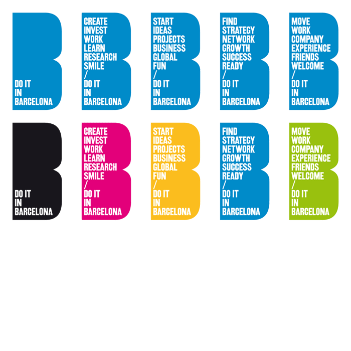 Diseño para el Ayuntamiento de Barcelona. 