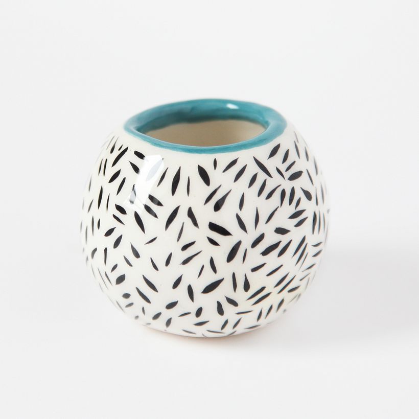 Mini vase, motif basmati