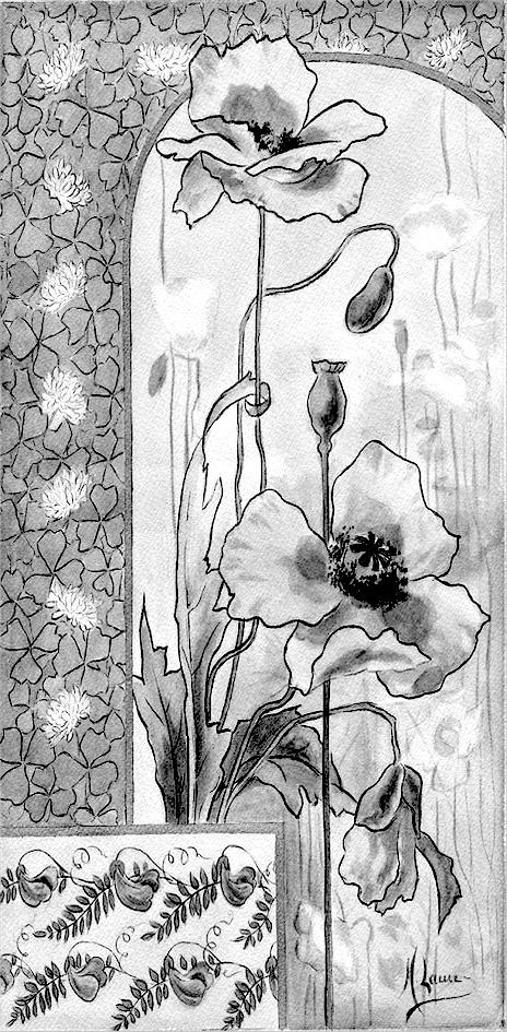 Art Nouveau decals 4