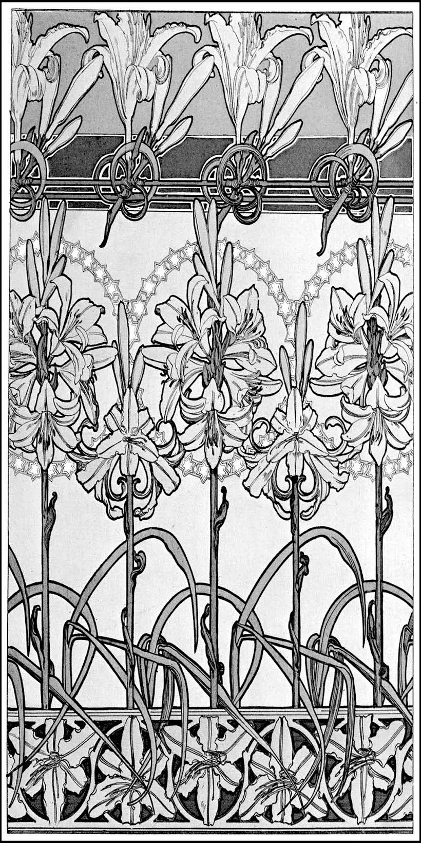 Art Nouveau decals 6