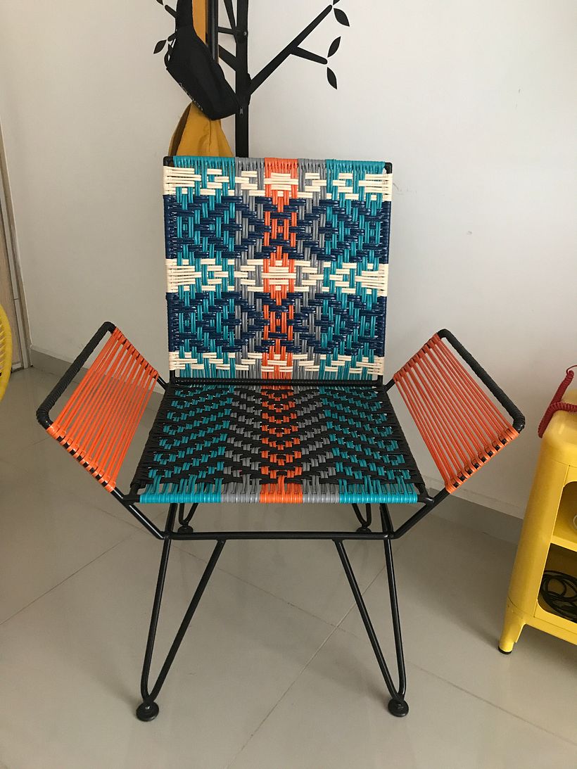 Mi Proyecto del curso: Introducción al tejido en cordón de PVC - Creatividad