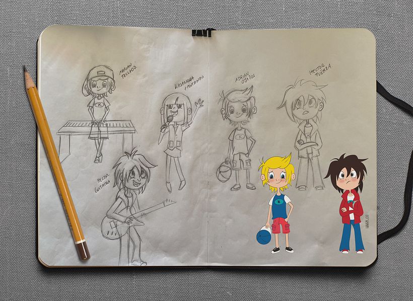 CARTOON CHARACTER DESIGN by MN-H 5