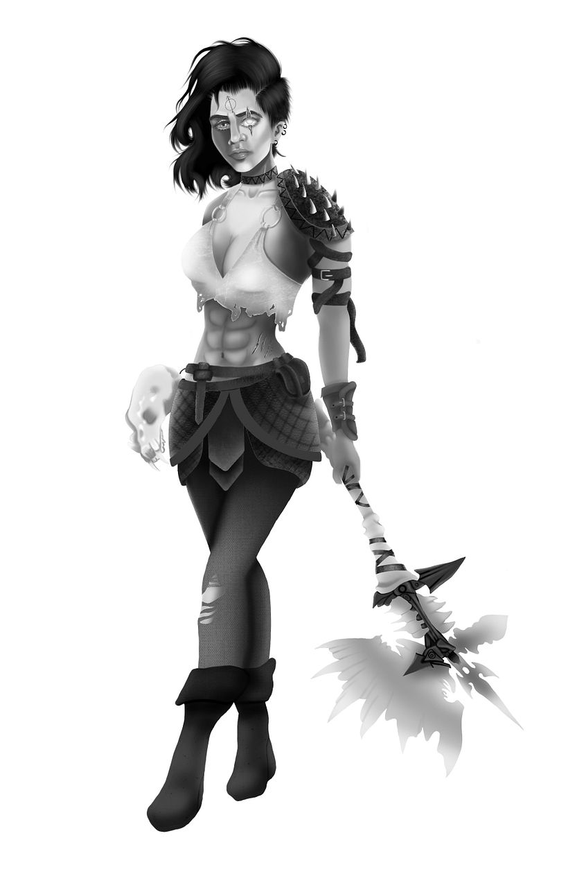Black and white values 