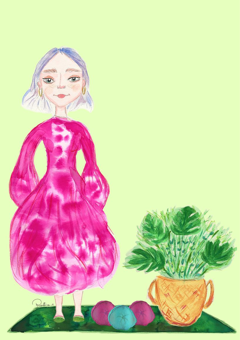 Feminine, Boho, Happy, Kind, Green lover .