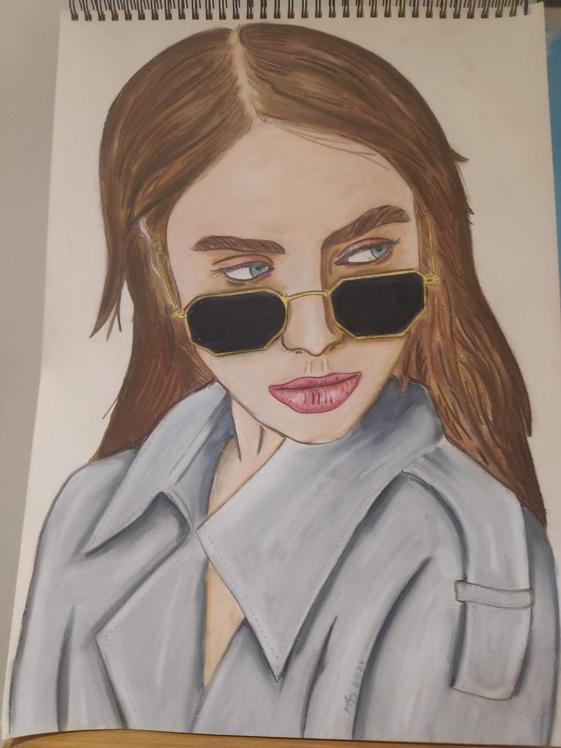 My project in Illustration with Pastel and Coloured Pencils course -1